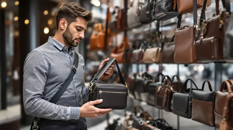 sac bandoulière homme