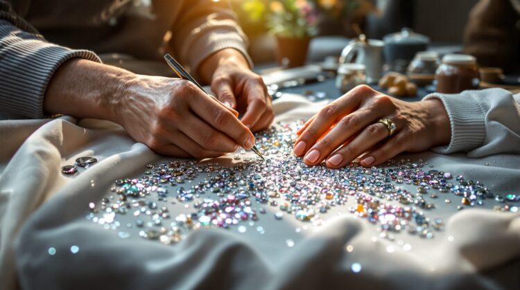 broderie diamant