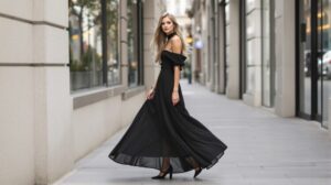 que mettre avec une longue jupe noire