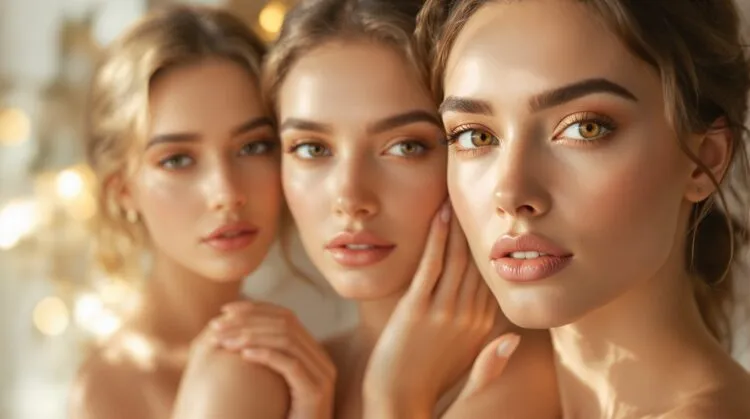 maquillage yeux marron peau claire