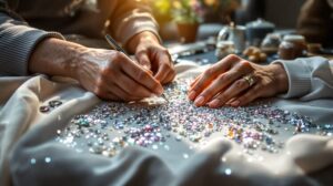 broderie diamant