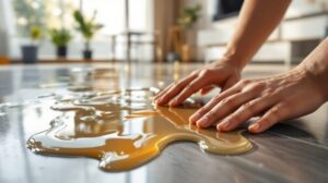 comment enlever de la cire de bougie par terre