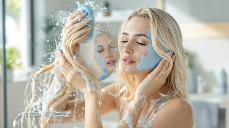 shampoing bleu pour blonde