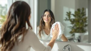 nettoyer un miroir sans produit