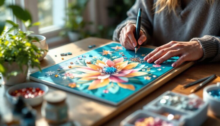 broderie diamant