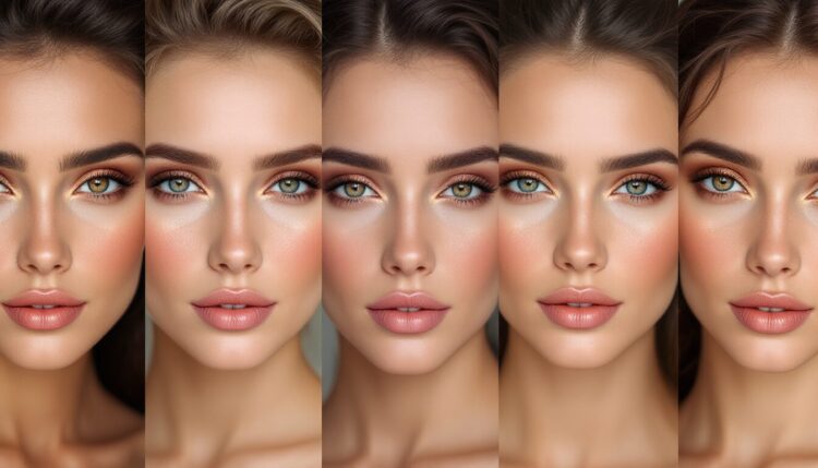 maquillage yeux marron peau claire