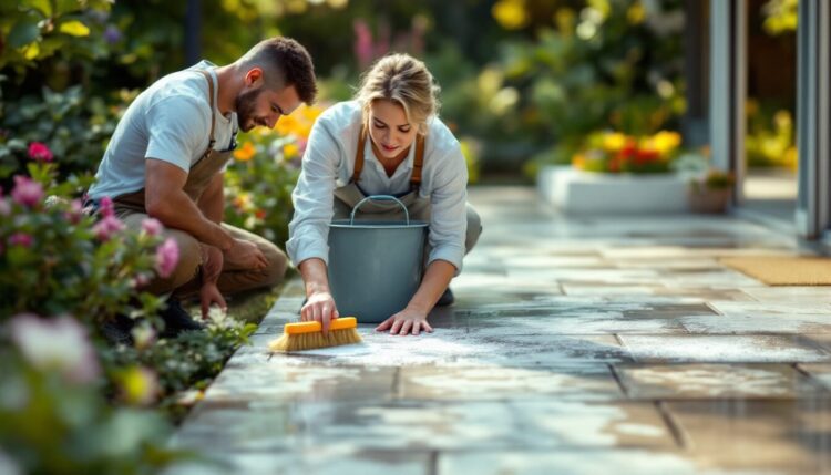 comment nettoyer des dalle de terrasse