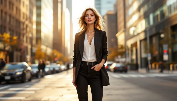 tenue avec jean noir