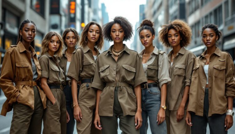 chemise kaki femme militaire