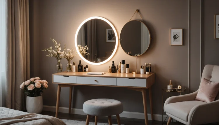 miroir coiffeuse