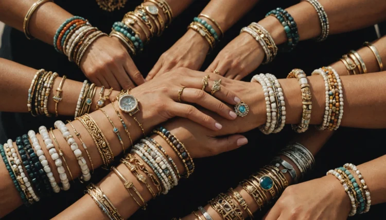 comment porter plusieurs bracelets sans qu'ils s'emmêlent