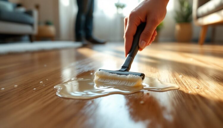 comment enlever de la cire de bougie par terre