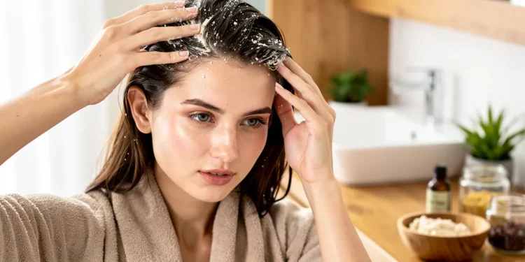 masque cheveux pellicules