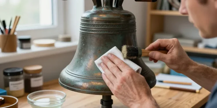 comment nettoyer une cloche en bronze