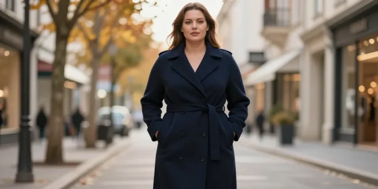 quel manteau pour femme ronde