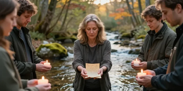 rituel de libération des fardeaux du passé