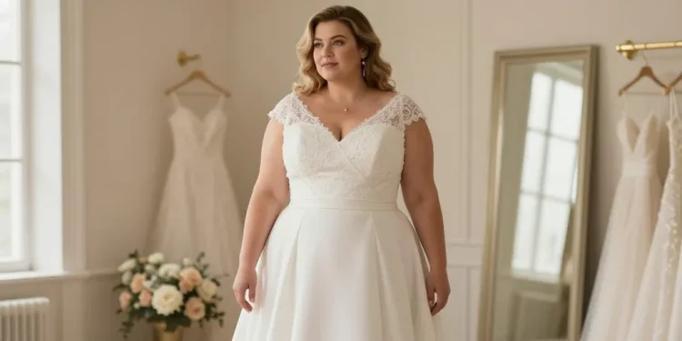 tenue pour mariage femme ronde