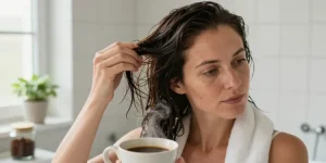 foncer ses cheveux naturellement avec du café