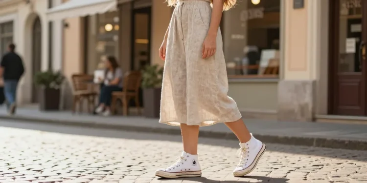 robe avec converse haute