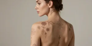 tatouage dos femme