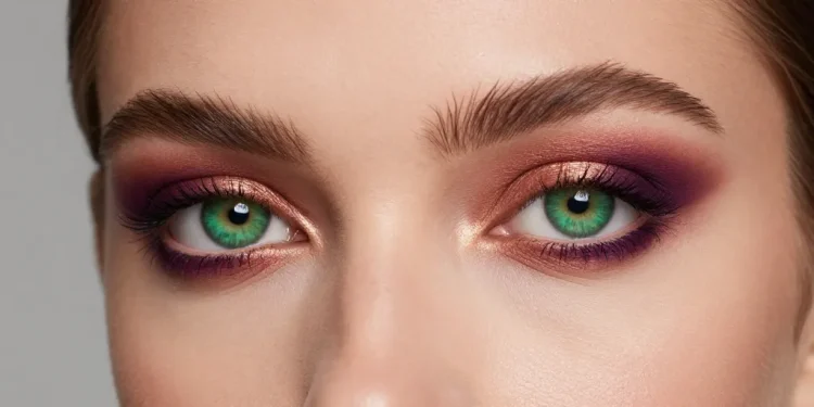 quelle couleur fait ressortir les yeux verts