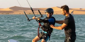 dakhla kitesurf debutant
