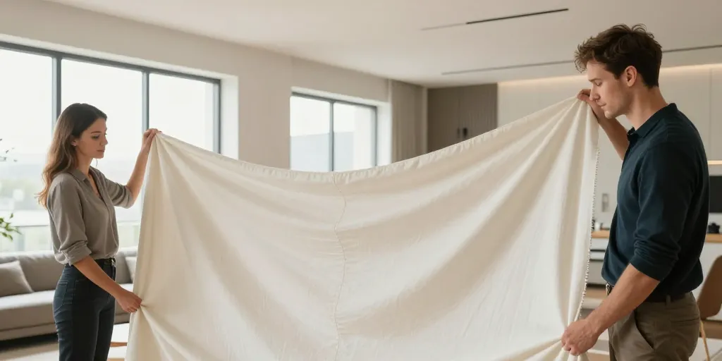 Grande largeur : pourquoi certains tissus facilitent les projets décoratifs