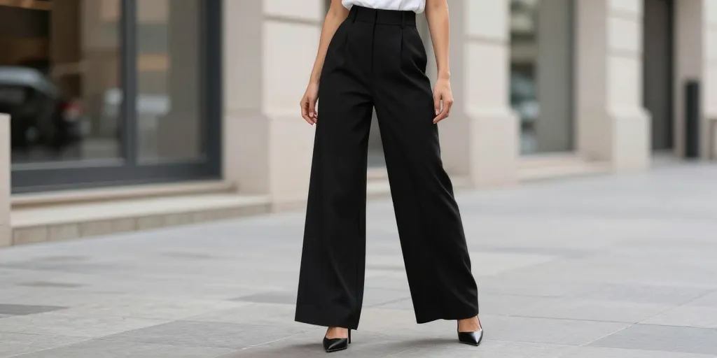 quelles chaussures porter avec un pantalon large