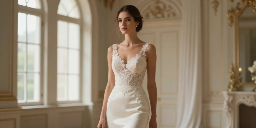 robe de mariée pour morphologie en 8