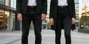 tenue jeans noir