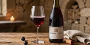 vin rouge petillant francais