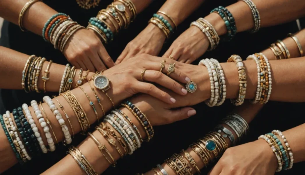 comment porter plusieurs bracelets sans qu'ils s'emmêlent