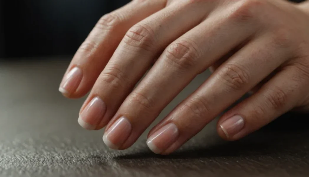 ongles striés