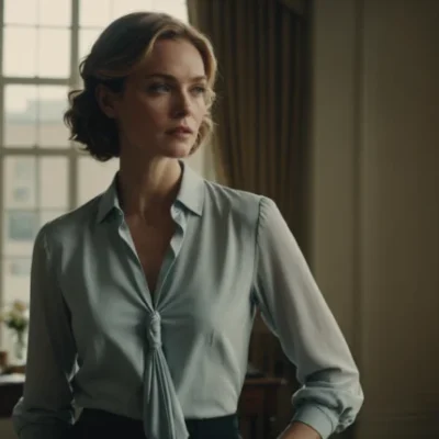 blouse à nouer devant
