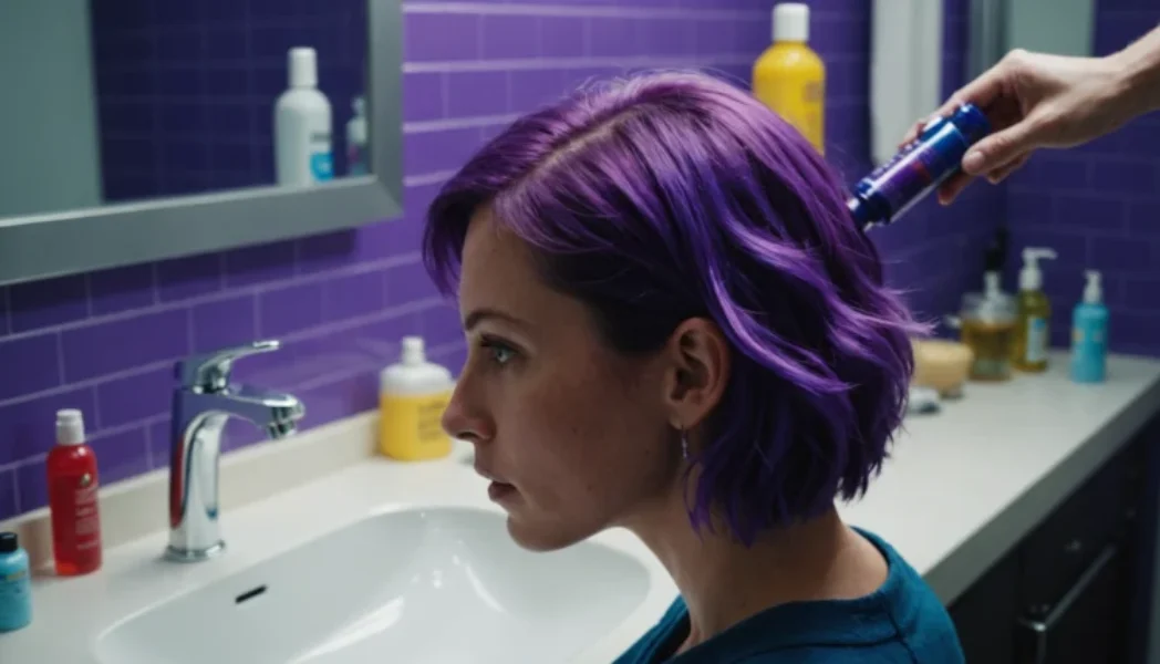effet bétadine sur cheveux colorés