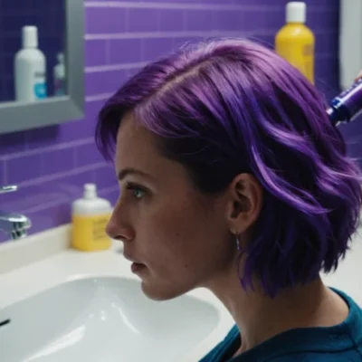 effet bétadine sur cheveux colorés