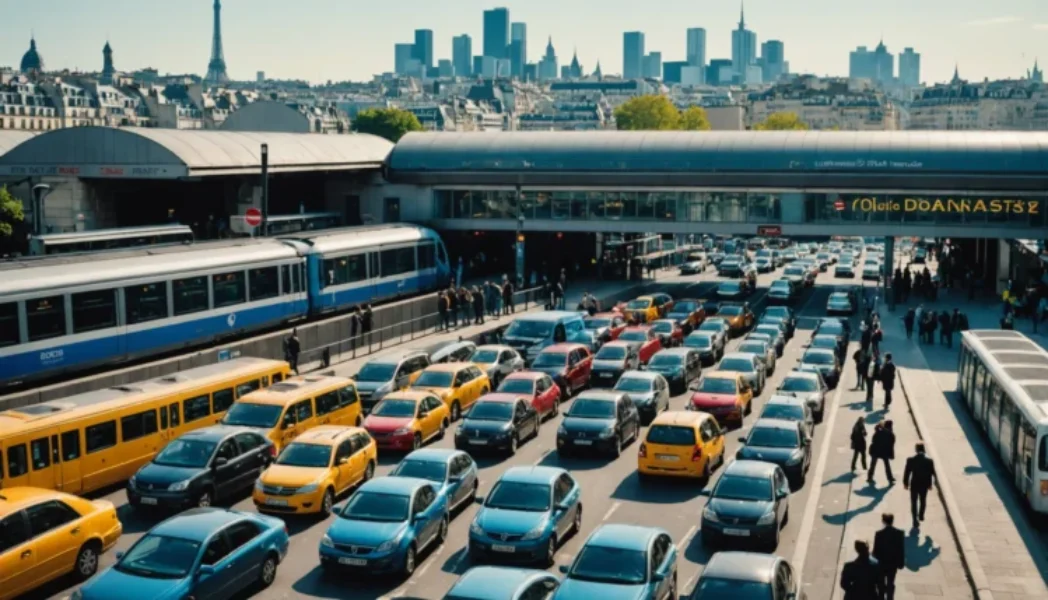 temps trajet taxi montparnasse orly
