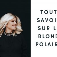 coloration blond polaire